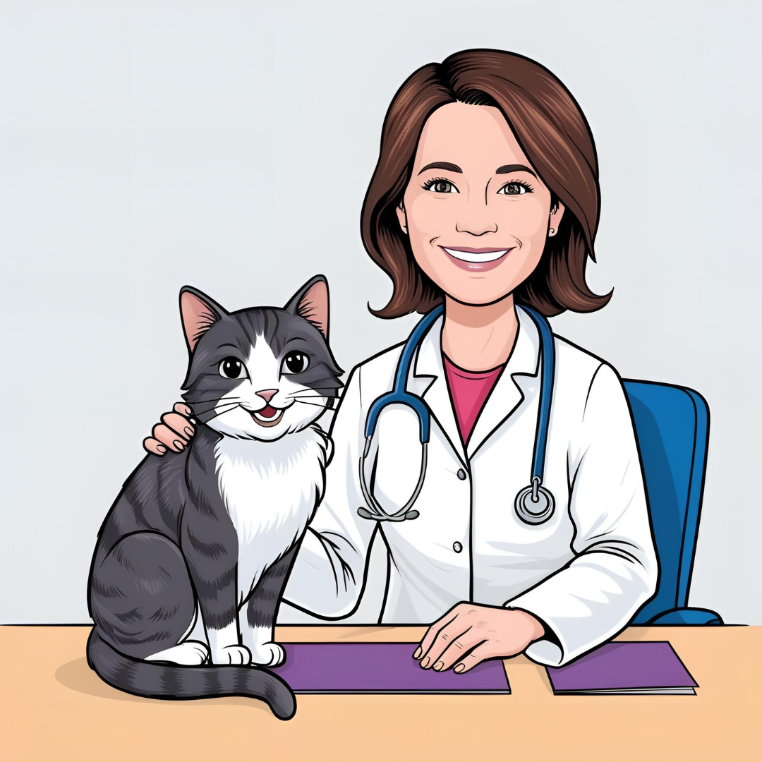 Le docteur vétérinaire Charlotte Bourrion